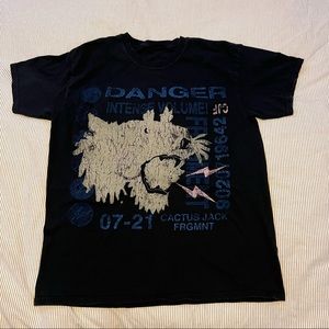 Travis Scott Cactus Jack Fragment Danger Tee Size M